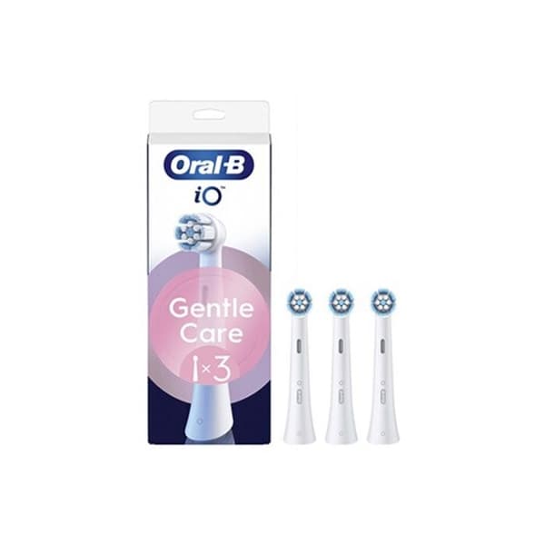 Ersättningsborstar - Oral-B - Skonsam vård - 3 enheter - Mikrovibrationer - Tandköttsskydd