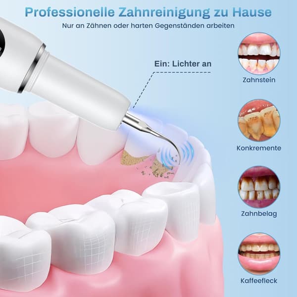 Interdental Cleaner Elektrisk Tandsten Fjerner Tandpleje Tandsten Fjerner