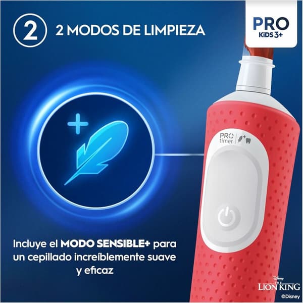Elektrisk Tandborste Oral-B Rey Leon Röd Multicolour