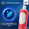 Miniatyrbilde 4 av 6: Elektrisk Tannbørste Oral-B Rey Leon Rød Flerfarget