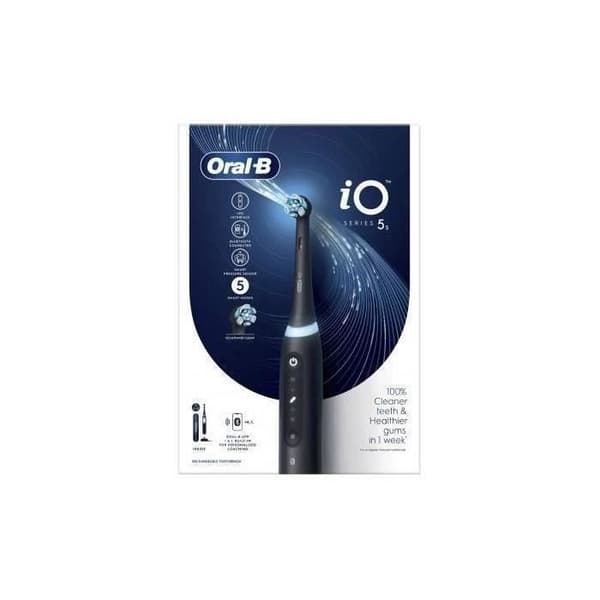 BRAUN - Tandborste - IO 5 Matt Svart - ORAL B - 14 dagars autonomi - IO5MAT