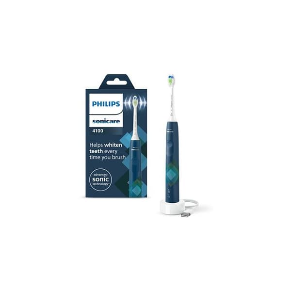 Elektrisk tandborste - Philips - Sonicare 4100 - 2 lägen - Trycksensor - Mörkblå