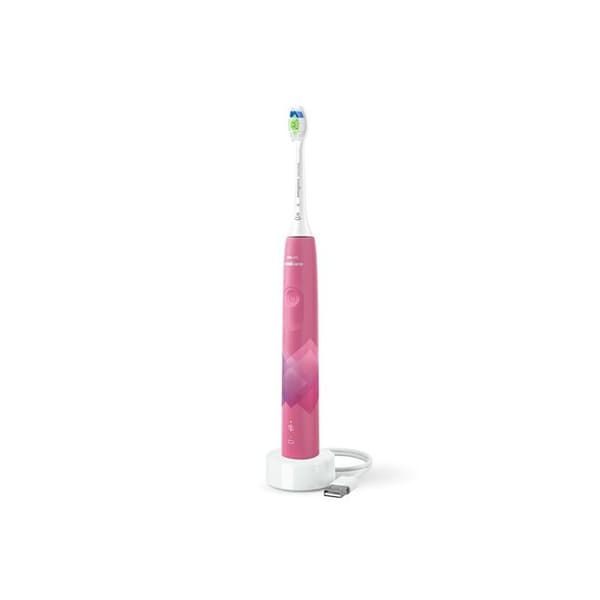 Elektrisk tandborste - Philips - Sonicare 4100 - Rosa - 2 lägen - Trycksensor