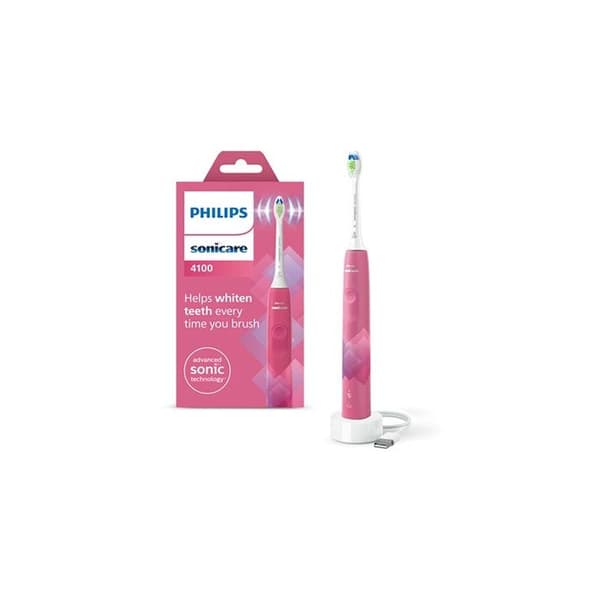Elektrisk tandborste - Philips - Sonicare 4100 - Rosa - 2 lägen - Trycksensor
