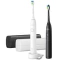 Miniatyrbild 2 av 4: Tandborste - PHILIPS - HX7109/01 - Sonicare - Dubbelhandtag Serie 5300 - Vit &amp; Svart - Elektrisk