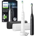 Miniatyrbild 1 av 4: Tandborste - PHILIPS - HX7109/01 - Sonicare - Dubbelhandtag Serie 5300 - Vit &amp; Svart - Elektrisk