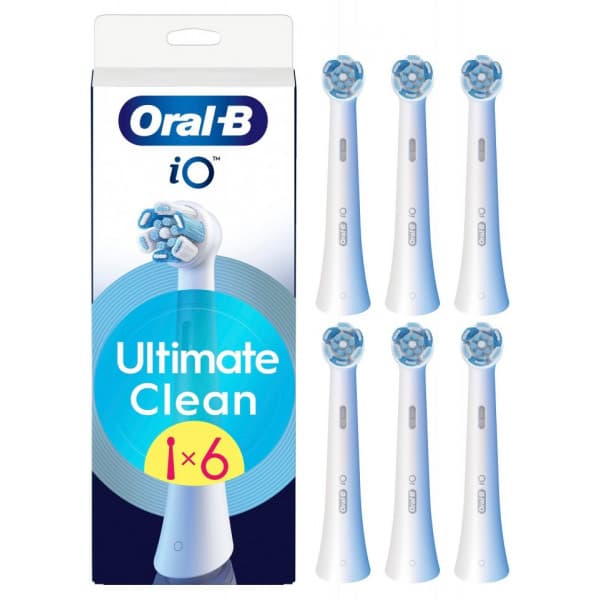 Oral-B iO Ultimate Clean borsthuvud, 6 st