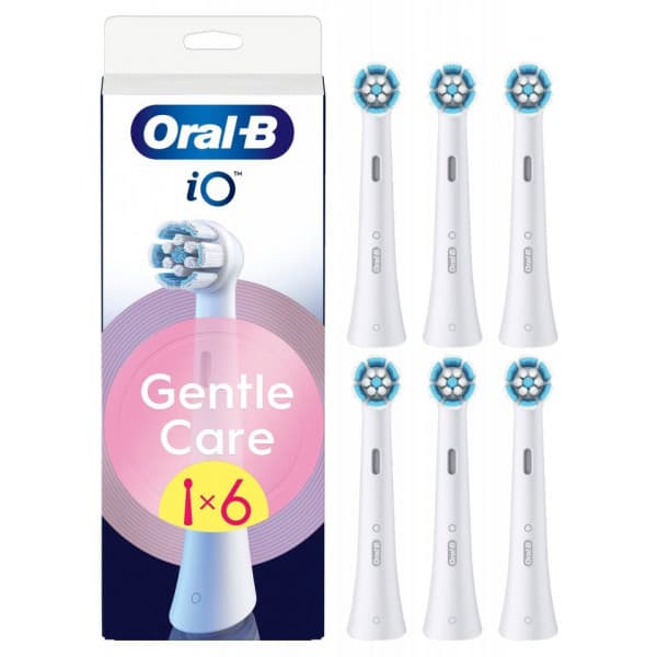 Oral-B iO Gentle Care borsthuvud, 6 st