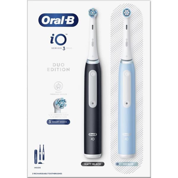 Oral-B iO 3 DUO svart och blå