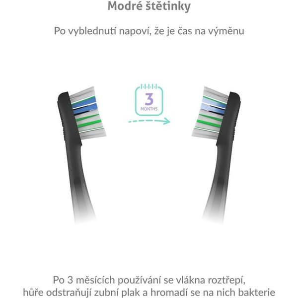 TrueLife SonicBrush K-serie huvuden Standard Plus svart 2 pack