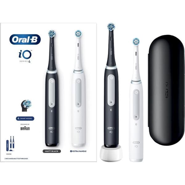Oral-B iO 4 DUO svart och vit