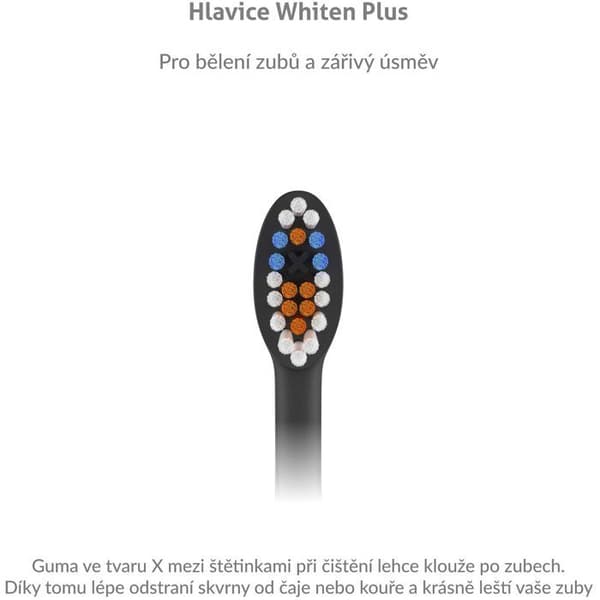 TrueLife SonicBrush K-seriens huvuden Whiten Plus svart 2-pack