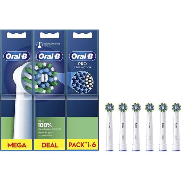 Oral-B Pro Cross Action, 6 st