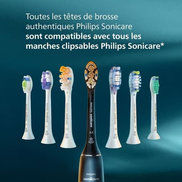 Set med 4 borsthuvuden - PHILIPS - HX9044/87 - C3 vit