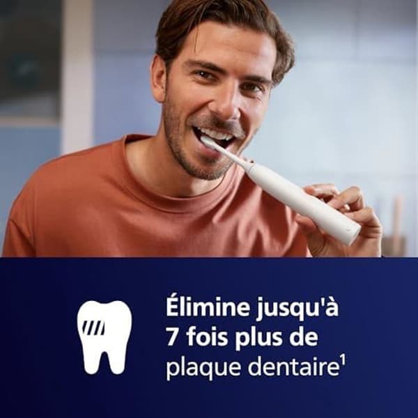 Elektrisk tandborste - PHILIPS - Sonicare 5500 - 2 lägen - Tryckvarning - Laddningsbar