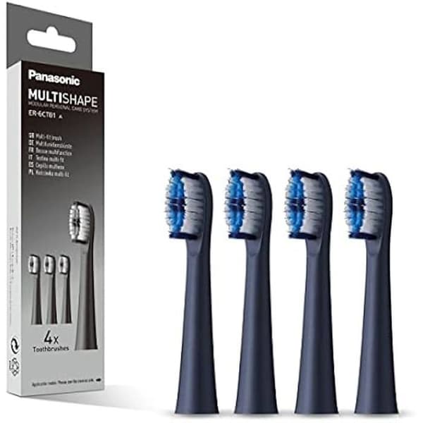 PANASONIC ER-6CT01A | Set med eltandborsthuvuden, kompatibel med MULTISHAPE