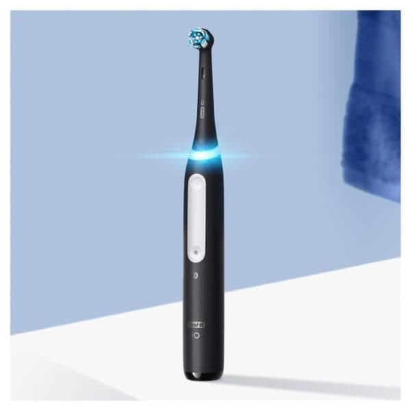 Oral-B iO 4N eltandborste - Svart - Med resefodral - Bluetooth-ansluten