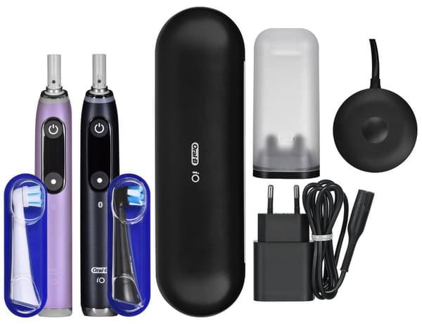 Braun Oral-B iO 9N eltandborsteset DUO SVART ONYX & ROSENKVARTS
