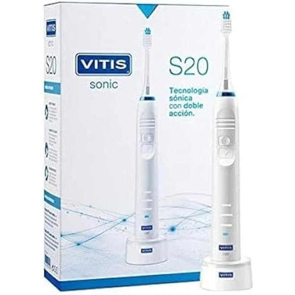 Eltandborste - VITIS - S20 - Vit färg - För vuxna - Blandat