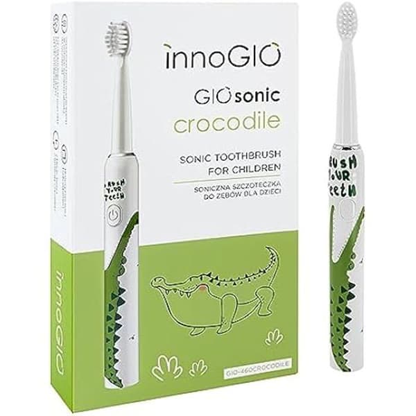 Elastisk tandborste - INNOGIO - GIOsonic - Barn - USB-uppladdningsbar - 3 lägen - Vattentålig