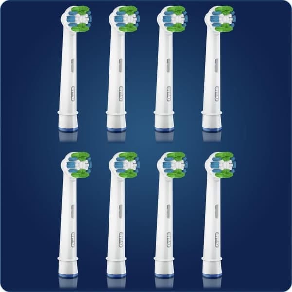 Oral-B Precision Clean Clean Maximiser ersättningsborsthuvuden, för elektrisk tandborste, 8-pack
