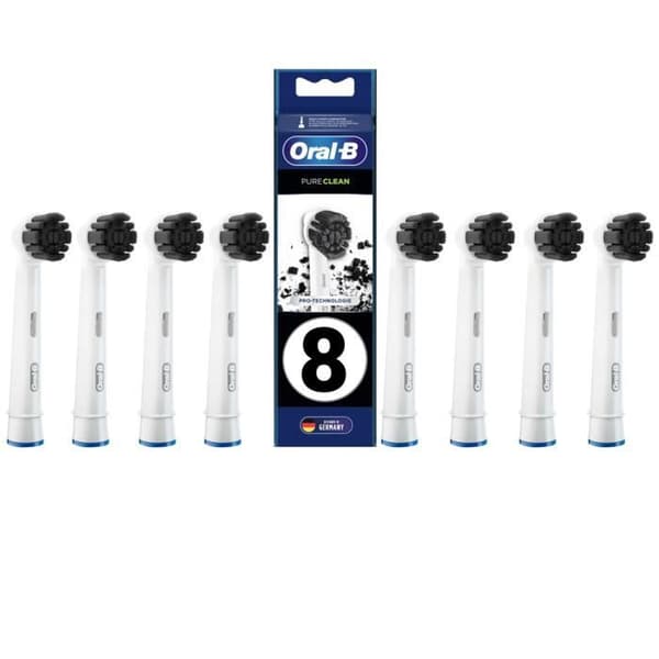 Oral-B Pure Clean EB20CH aktivt kolborsthuvud x8