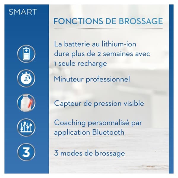 Oral-B - Smart 4000N - Vit - Elektrisk tandborste