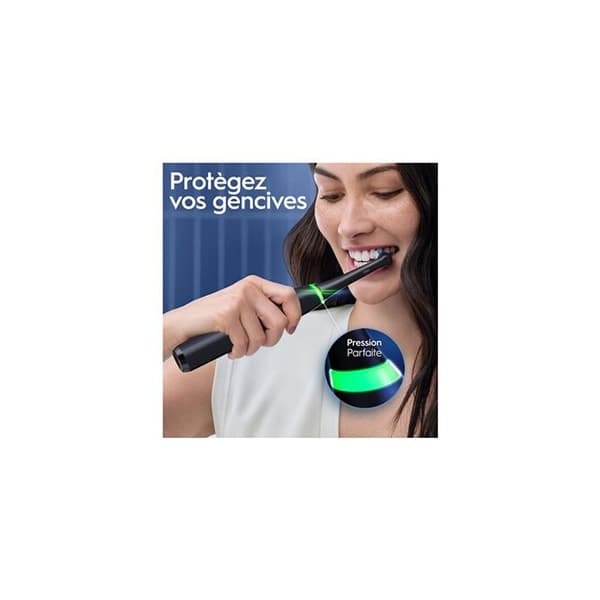 Elektrisk tandborste - ORAL-B - IO 8S - 6 borstlägen - Svart - 62 000 svängningar per minut