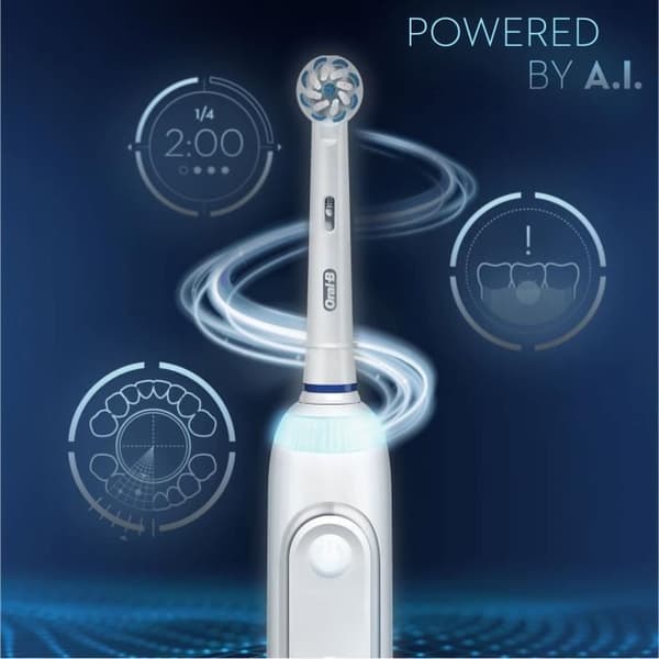 Oral-B Genius X 20100S - Eltandborste - Vit