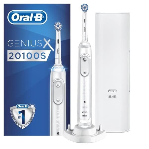 Oral-B Genius X 20100S - Eltandborste - Vit