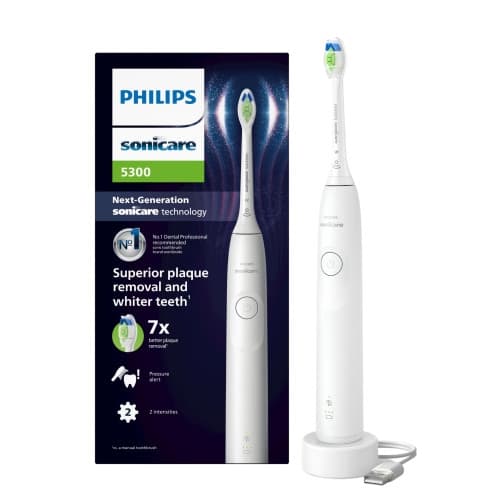 Philips - Sonicare White Electric Toothbrush Series 5300 HX7108/01