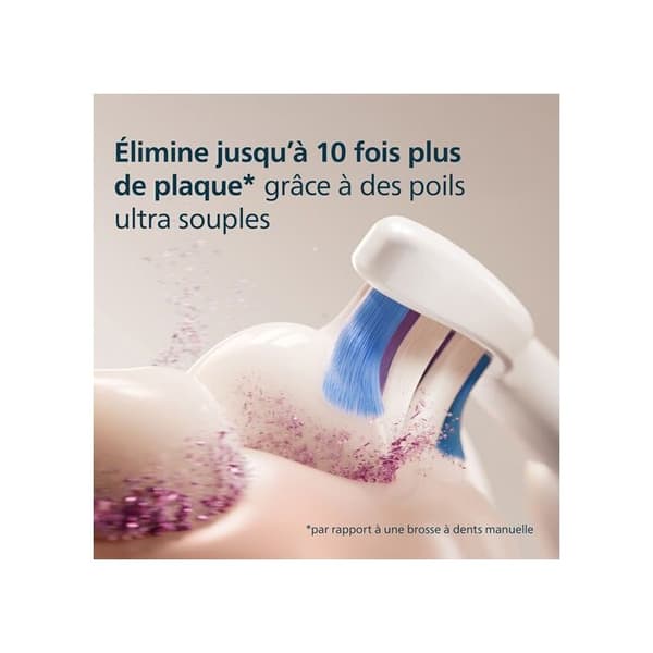 Broschyr Philips Sonicare HX6054/87 Paket med 4 Vit