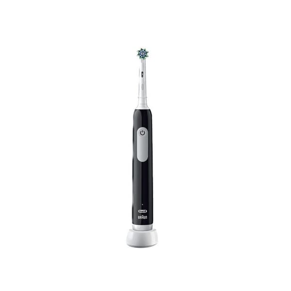 Eltandborste - ORAL-B - Pro 1 - Svart - 360° trycksensor - Batteritid 7 dagar
