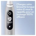 Miniatyrbild 5 av 6: Oral-B iO 6S Grå Bluetooth-ansluten eltandborste, 2 borsthuvuden, 1 resefodral