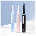 Miniatyrbillede 2 af 6: Oral-B iO 3 Twin Pack, Sorte og Blå Eltandbørster, 2 Børstehoveder, 1 Rejsetui