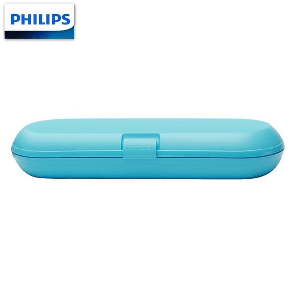 Philips Original Blått Reseetui för Eltandborste | Passar HX6730/HX6530/HX6511/HX5181/HX5161 – Portabel Förvaringsbox