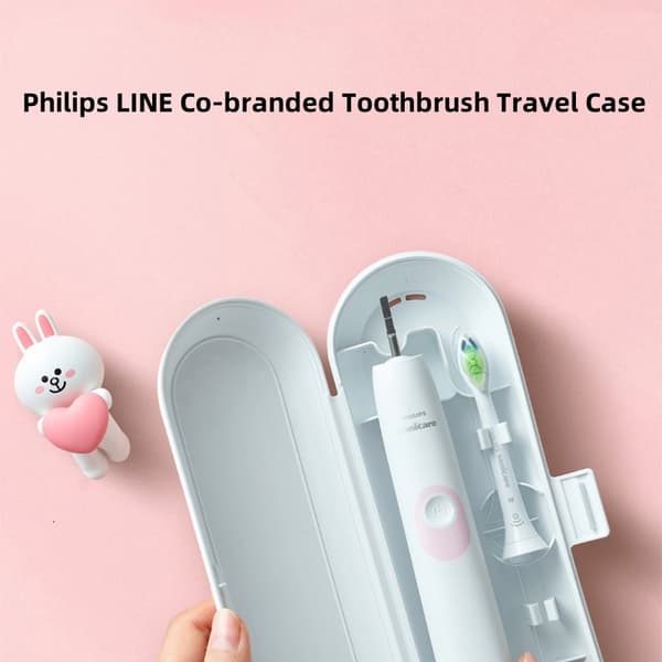 Philips Resefodral för Eltandborste | HX6801 Cony Special Edition | Originaltillbehör – Portabel Förvaringsbox