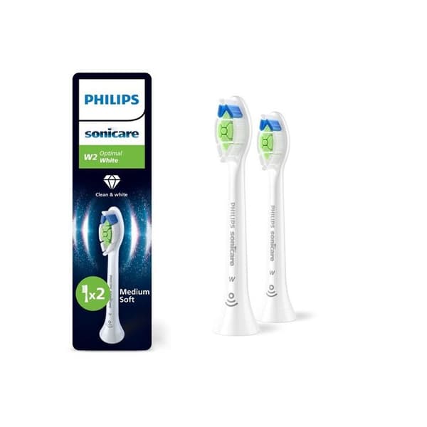 Philips Sonicare HX6062/87 Optimal White Tandborste 2-pack Vit