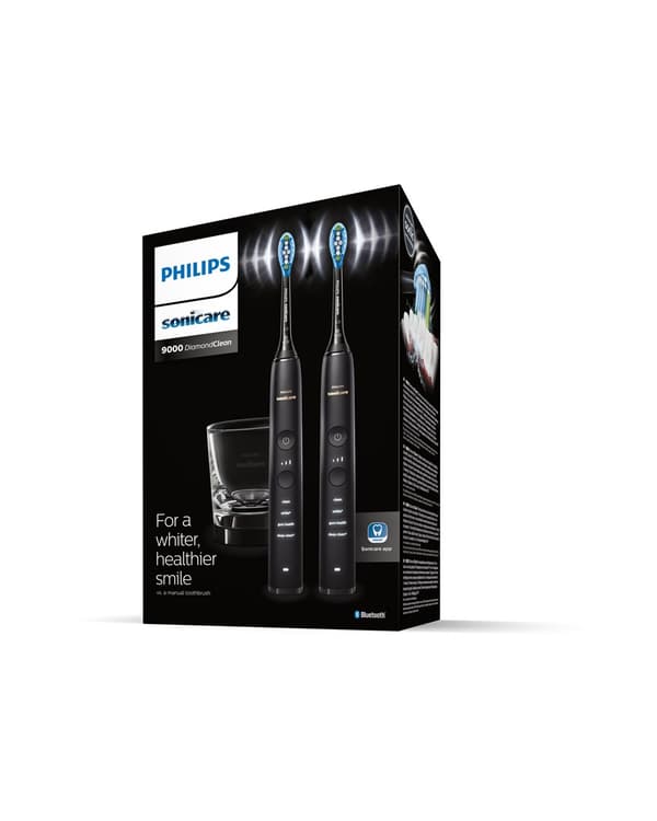 Philips DiamondClean 9000 HX9914/54 2-pack sonisk eltandborste med laddare och app