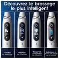 Miniatyrbild 3 av 6: Oral-B iO 10 uppladdningsbar elektrisk tandborste Vit, 1 huvud, 1 laddningsbart resväska, 1 iO Sense-laddare