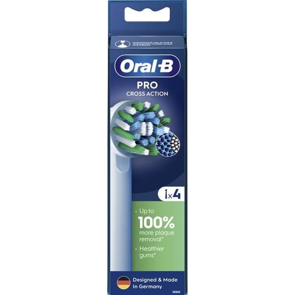 Oral-B Pro Cross Action vit, 4 st.