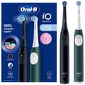 Miniatyrbild 1 av 2: Oral-B iO 2 Duo Tandborstar För Vuxna, Svart och Skoggrön, 3 Rengöringslägen, Skonsam Mot Tandköttet