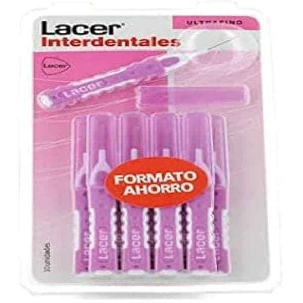 LACER ultrafin rak interdentalborste - 10 enheter
