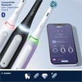 Miniatyrbild 6 av 6: ORAL-B iO4 ansluten elektrisk tandborste - vit - 4 borstlägen - 1 borsthuvud, 1 resefodral
