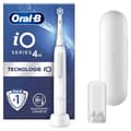 Miniatyrbild 1 av 6: ORAL-B iO4 ansluten elektrisk tandborste - vit - 4 borstlägen - 1 borsthuvud, 1 resefodral