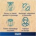 Miniatyrbild 3 av 3: Oral-B Pro 3 3000, elektrisk tandborste, 1 resväska, 1 borsthuvud, ta bort upp till 100 % av tandplack, svart