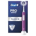 Miniatyrbild 1 av 4: Elektrisk tandborste - Oral-B - Pro Junior - Lila - 3 borstlägen - För barn 6+