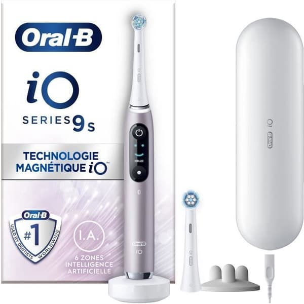 Hammasharjat - ORAL-B - iO9s-sarja - Ruusukvartsi (+1 täyttöpakkaus) - Sähköhammasharjat