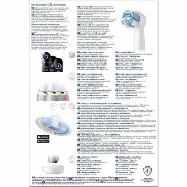 Elektrisk tandbørste Oral-B Serie iO9s (2 Dele) (2 enheder)
