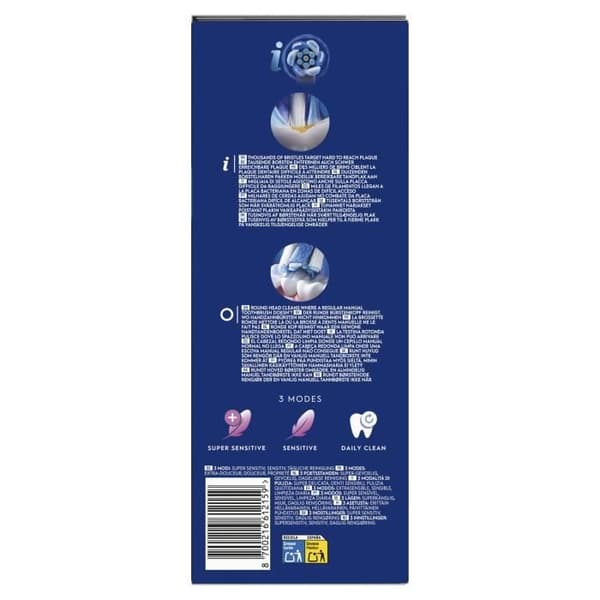 Elektrisk tandbørste - Oral-B - iO2 - Sort - 3 tilstande - 2 minutters timer